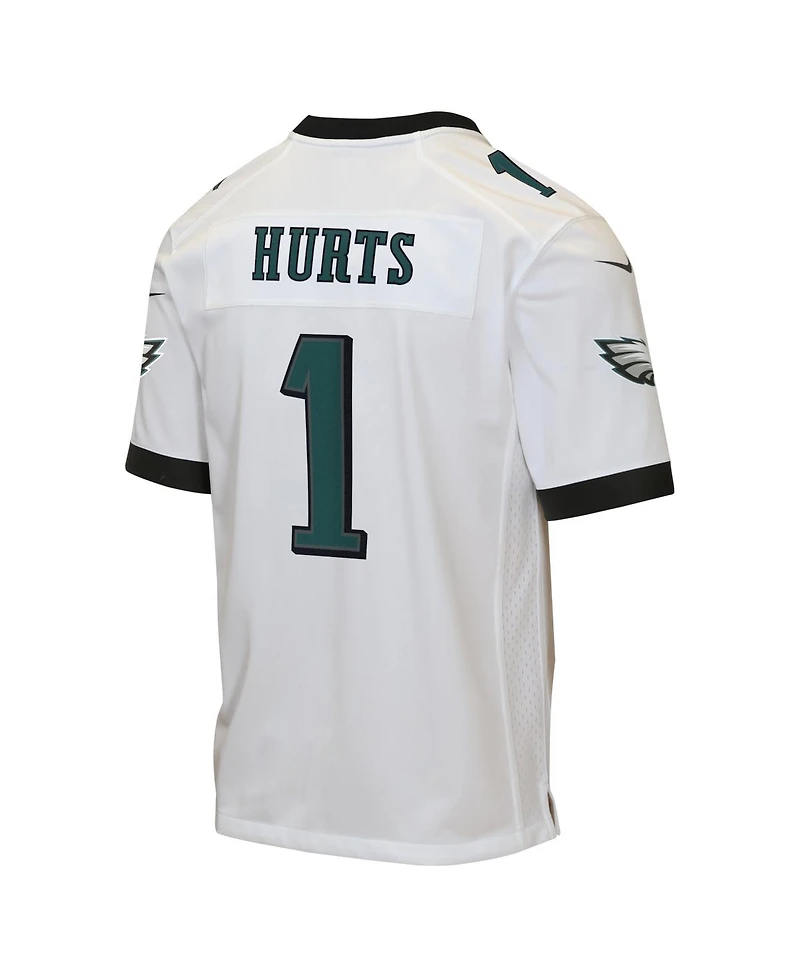 Nike Big Boys and Girls Jalen Hurts White Philadelphia Eagles Game Jersey