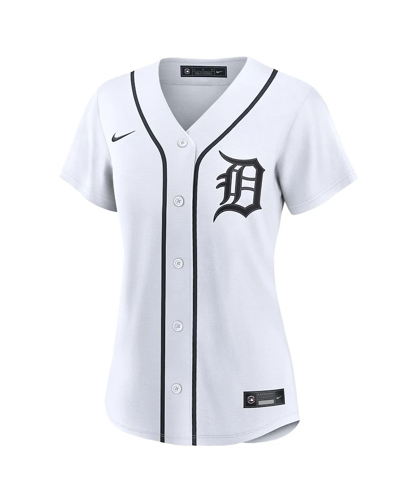 Nike Women's Justin Verlander White Detroit Tigers Home Replica Jersey