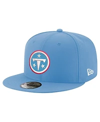 New Era Men's Light Blue Tennessee Titans Primary Logo 9FIFTY Snapback Hat