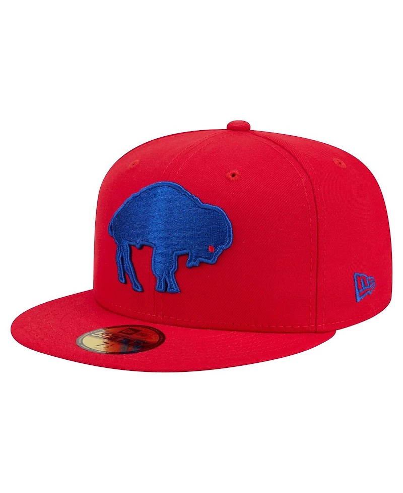 New Era Men's Red Buffalo Bills 59FIFTY Fitted Hat