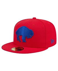 New Era Men's Red Buffalo Bills 59FIFTY Fitted Hat