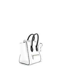 Pre-Owned Celine Mini Bicolor Luggage Bag Leather