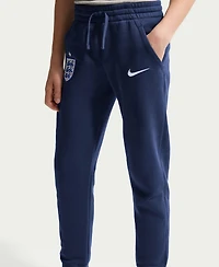 Nike Big Boys and Girls Navy England National Team Club Fleece Joggers