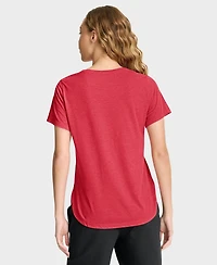 Nike Women's Heather Red Cincinnati Reds Arched Tri-Blend T-Shirt