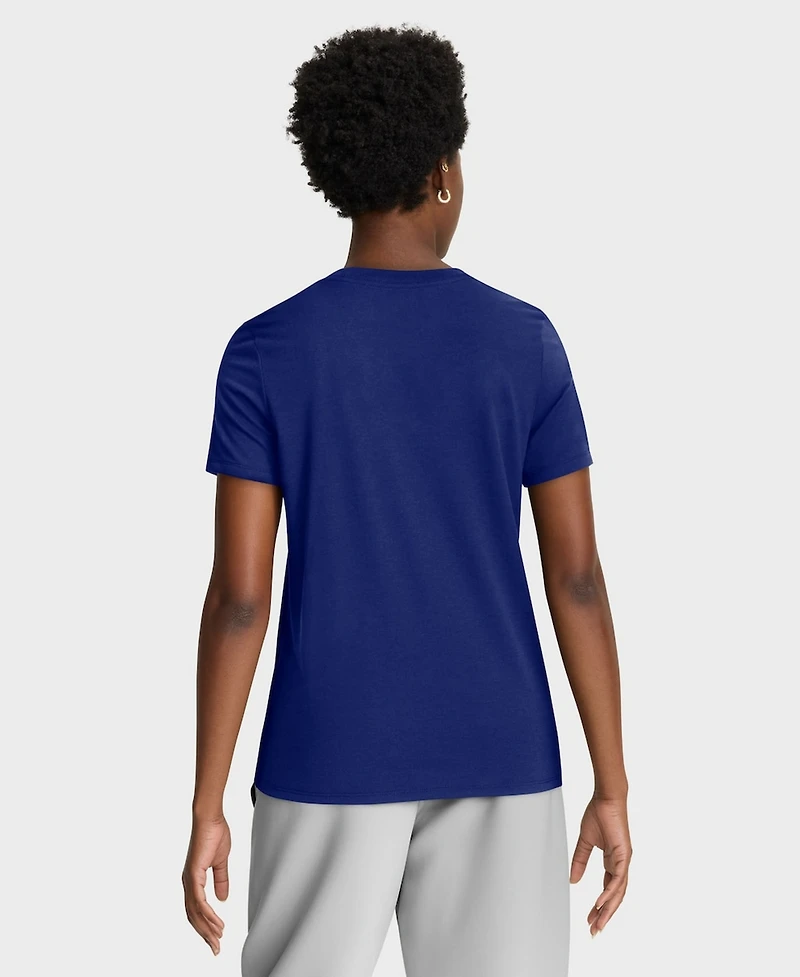 Nike Women's Royal Los Angeles Dodgers Authentic Collection Early Work Tri-Blend Dri-fit T-Shirt