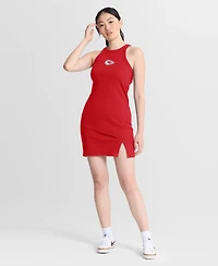 Fanatics Women's Red Kansas City Chiefs Push Beyond Tri-Blend Ribbed Sleeveless Dress