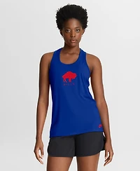 Nike Women's Royal Buffalo Bills Hurry Up Tri-Blend Dri-fit Tank Top