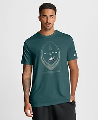 Nike Men's Midnight Green Philadelphia Eagles Legend Icon Dri-fit T-Shirt