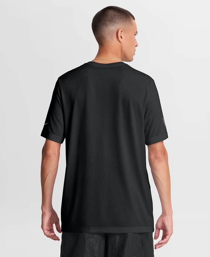 Nike Men's Black Philadelphia Eagles Sideline Lead The Charge Legend Dri-fit T-Shirt