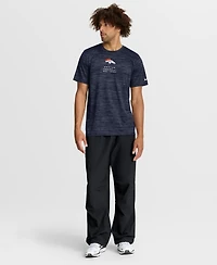Nike Men's Navy Denver Broncos Velocity Ball Carrier Dri-fit T-Shirt