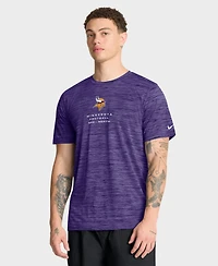 Nike Men's Purple Minnesota Vikings Velocity Ball Carrier Dri-fit T-Shirt