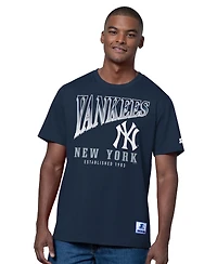 Starter Men's Navy/Heather Gray New York Yankees Two-Pack T-Shirt Set