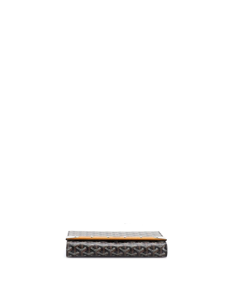 Pre-Owned Goyard Pm Monte Carlo Clutch with Strap Coated Canvas