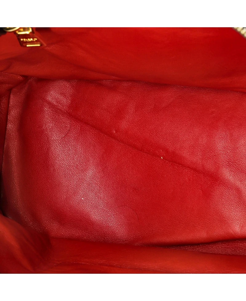 Pre-Owned Prada Small Double Zip Lux Tote Spazzolato Leather