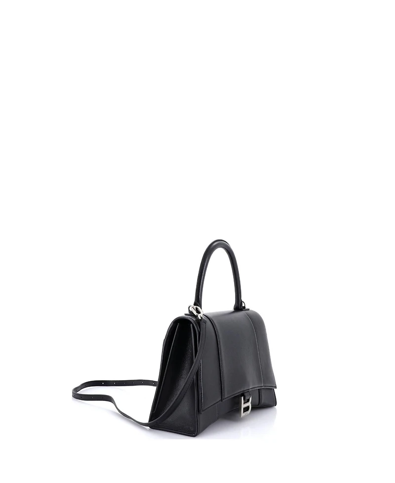 Pre-Owned Balenciaga Medium Hourglass Top Handle Bag Leather
