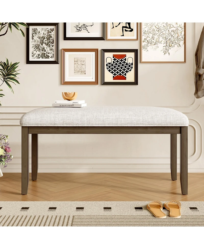 flynama 38" Upholstered Dining Bench