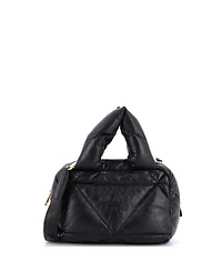 Pre-Owned Prada Small Padded Bowler Bag Quilted Nappa Leather