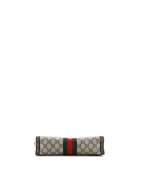 Pre-Owned Gucci Small Ophidia Chain Shoulder Bag Gg Coated Canvas