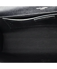 Pre-Owned Saint Laurent Large Classic Monogram Crossbody Bag Grainy Leather