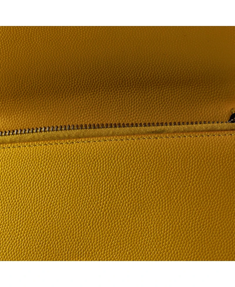 Pre-Owned Saint Laurent Classic Monogram Tassel Chain Wallet Leather