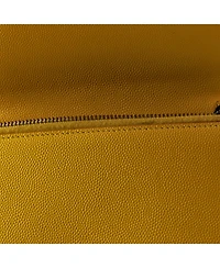Pre-Owned Saint Laurent Classic Monogram Tassel Chain Wallet Leather