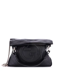 Pre-Owned Gucci Small Blondie Nm Tote Diagonal Quilted Leather
