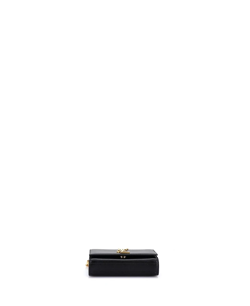 Pre-Owned Saint Laurent Small Classic Monogram Crossbody Bag Grainy Leather