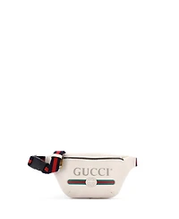 Pre-Owned Gucci Small Logo Belt Bag Printed Leather