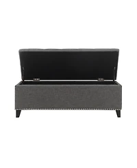flynama 47.5" Linen Storage Ottoman, 500 lbs