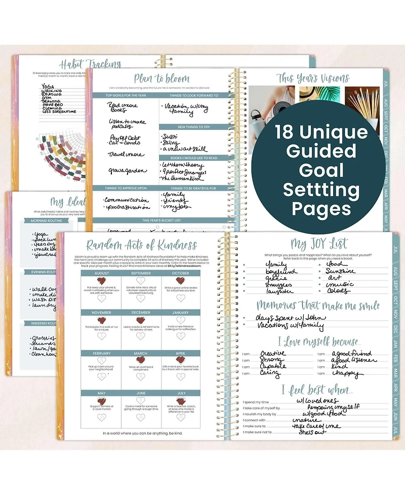 Gnuadz Academic Pocket Planner - 13 Month Weekly Monthly Agenda