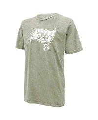 Majestic Threads Men's Baker Mayfield Moss Green Tampa Bay Buccaneers Mineral Wash Name Number T-Shirt