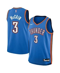 Nike Big Boys and Girls Jared McCain Blue Oklahoma City Thunder Swingman Jersey - Icon Edition