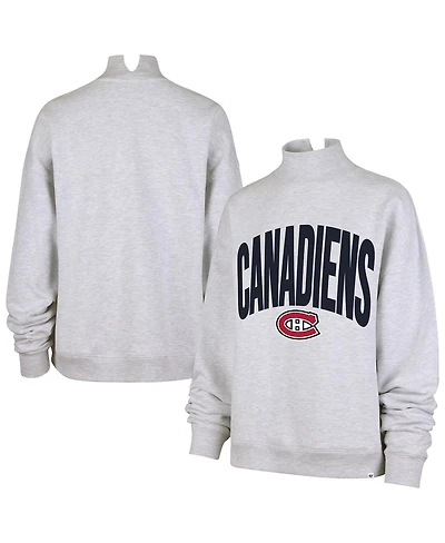 '47 Brand Women's Heather Gray Montreal Canadiens Subtle Muse Sweatshirt