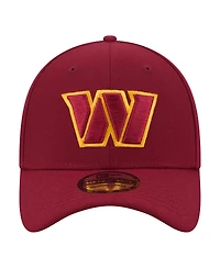 New Era Men's Burgundy Washington Commanders 39THIRTY Flex Hat