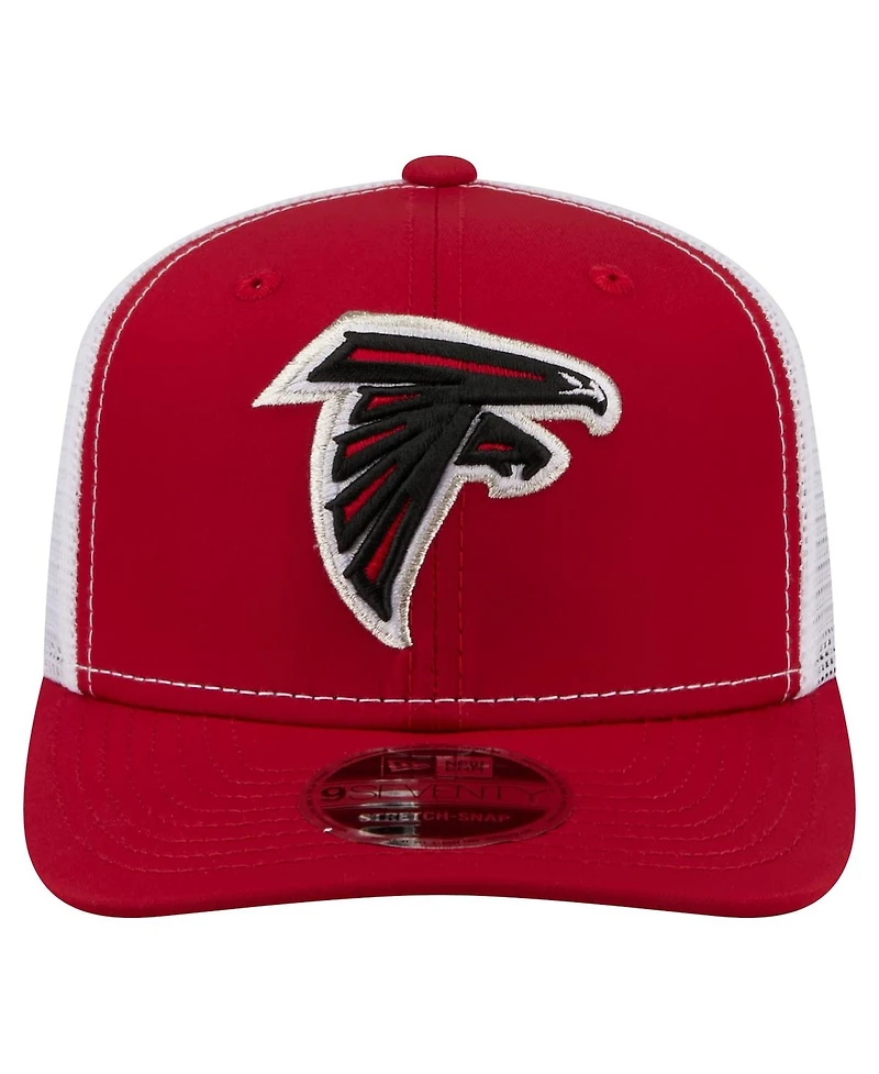 New Era Men's Red Atlanta Falcons 9SEVENTY Trucker Adjustable Hat