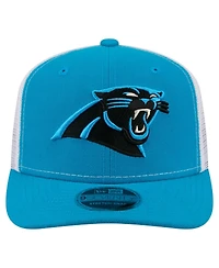 New Era Men's Blue Carolina Panthers 9SEVENTY Trucker Adjustable Hat