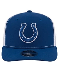 New Era Men's Blue Indianapolis Colts 9SEVENTY Trucker Adjustable Hat