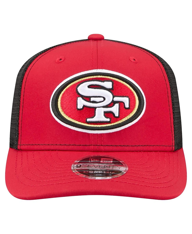 New Era Men's Red San Francisco 49ers 9SEVENTY Trucker Adjustable Hat