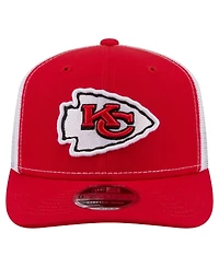 New Era Men's Red Kansas City Chiefs 9SEVENTY Trucker Adjustable Hat