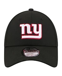 New Era Men's Black New York Giants Core Team 9FORTY Adjustable Hat