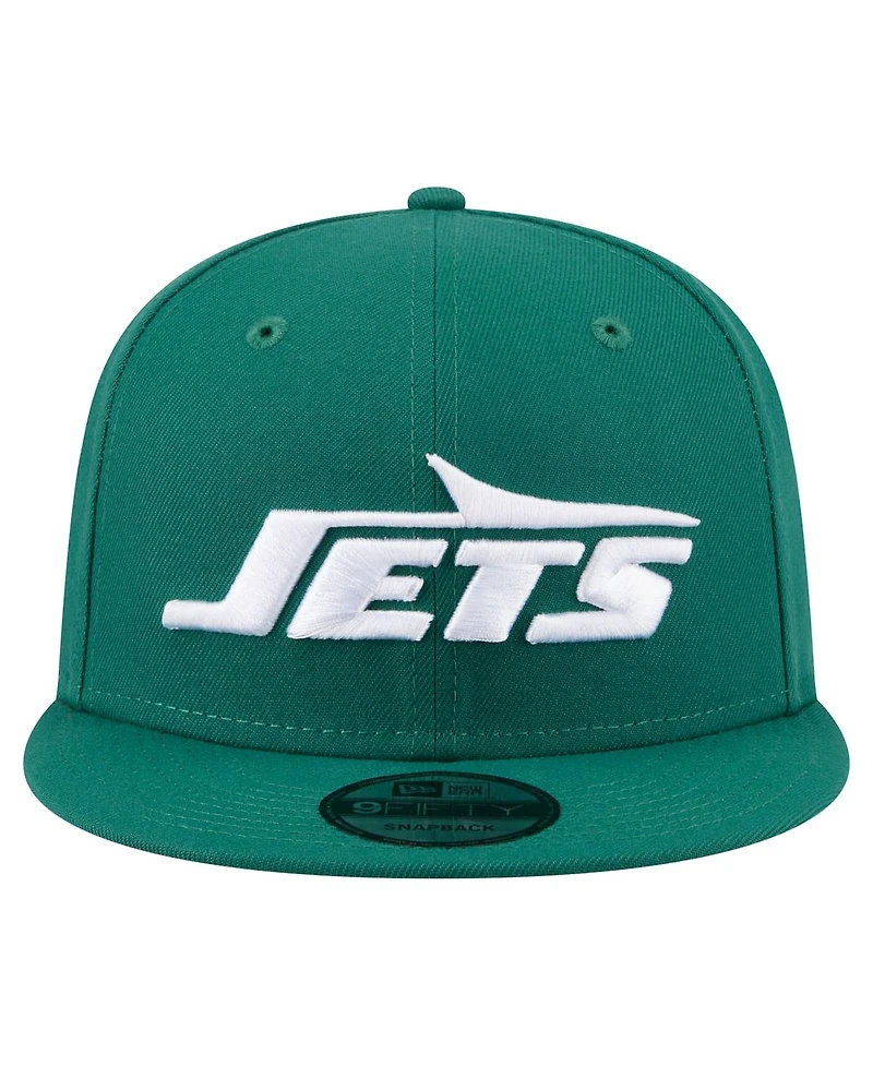 New Era Men's Green New York Jets 9FIFTY Snapback Hat