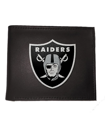 Evergreen Enterprises Las Vegas Raiders Synthetic Leather Embroidered Bifold Wallet