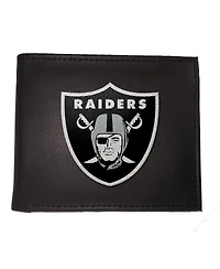 Evergreen Enterprises Las Vegas Raiders Synthetic Leather Embroidered Bifold Wallet