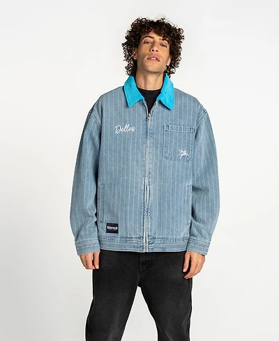 The Wild Collective Men's and Women's Denim Dallas Wings Conductor Full-Zip Jacket