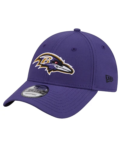 New Era Men's Purple Baltimore Ravens Core Team 9FORTY Adjustable Hat