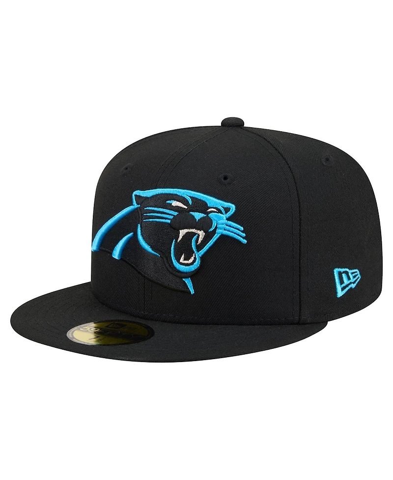 New Era Men's Black Carolina Panthers 59FIFTY Fitted Hat