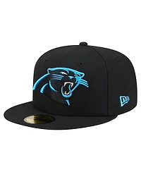 New Era Men's Black Carolina Panthers 59FIFTY Fitted Hat