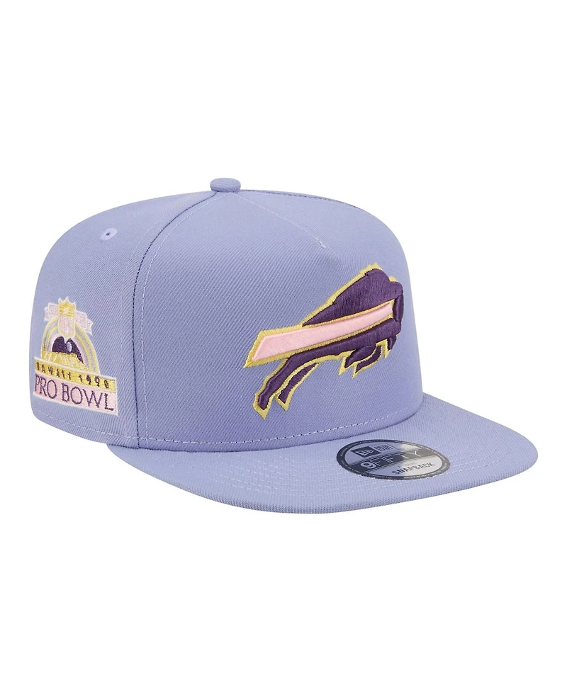 New Era Men's Lavender Buffalo Bills Bloom A-Frame 9FIFTY Snapback Hat