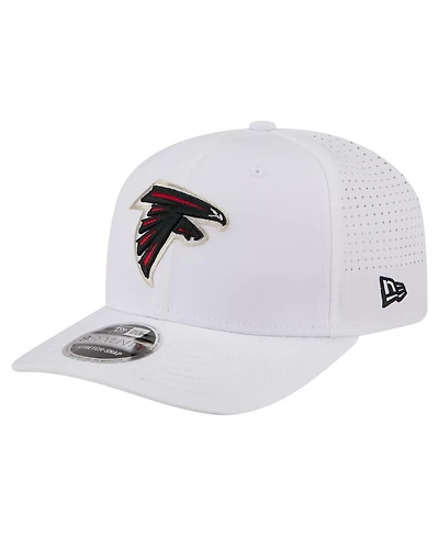New Era Men's White Atlanta Falcons Name Plate 9SEVENTY Adjustable Hat