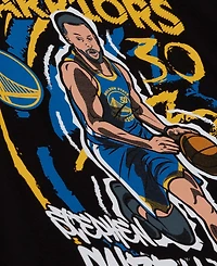 Mitchell & Ness Men's Stephen Curry Black Golden State Warriors Chalked Up T-Shirt